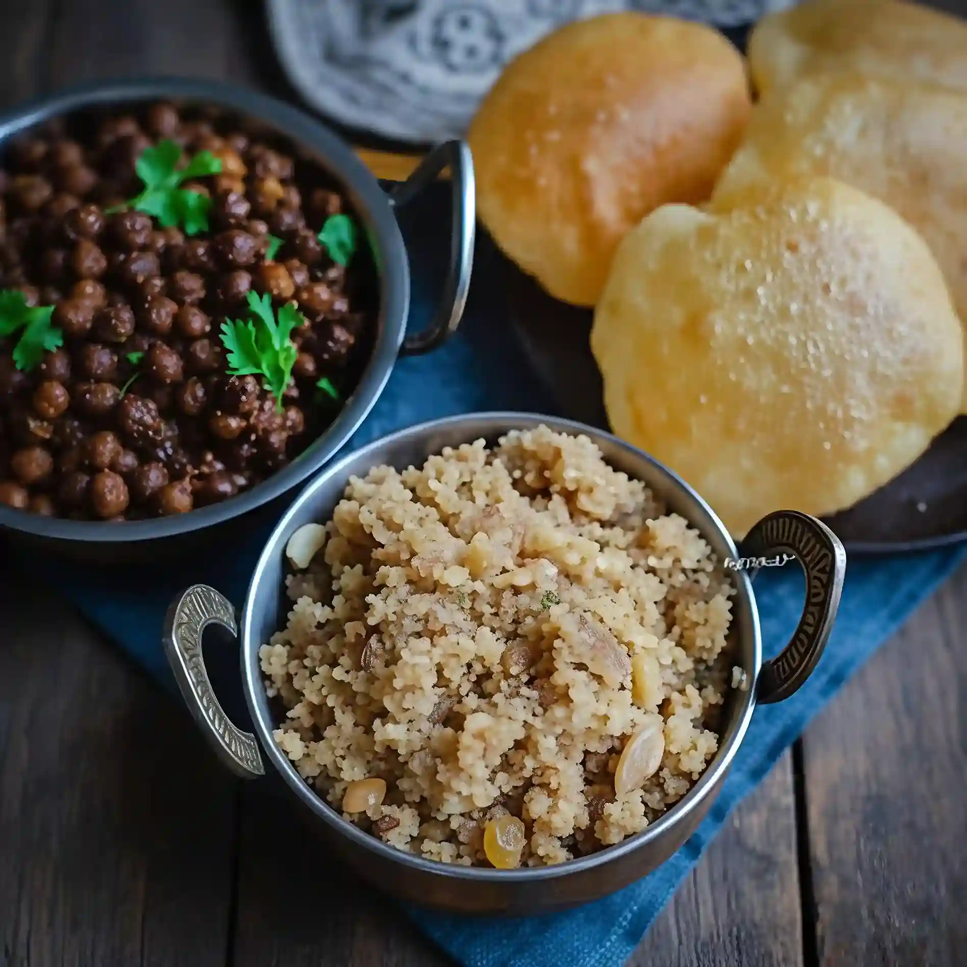 Halwa Puri Sabji